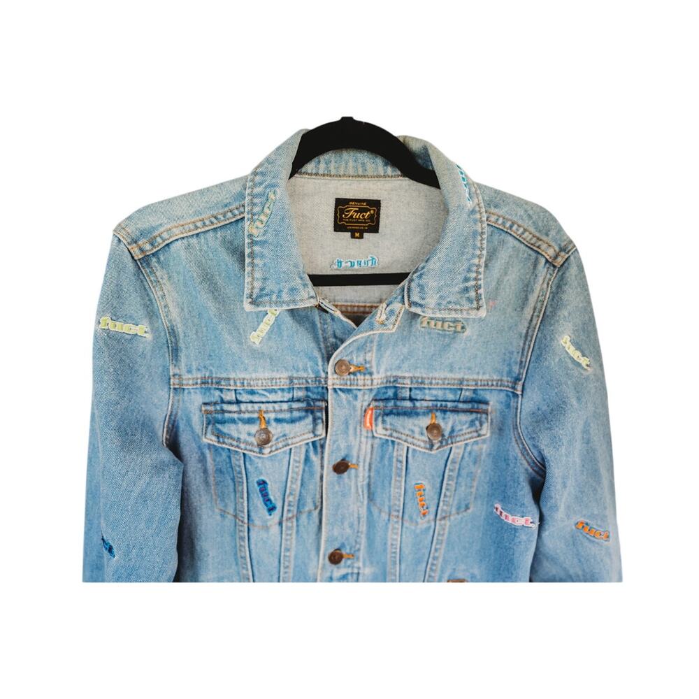 FUCT Clothing Jean Denim Trucker Jacket Size